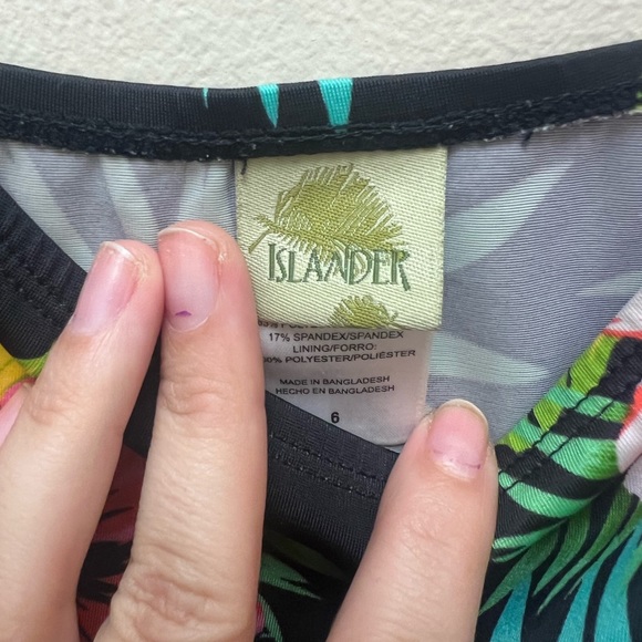 Islander One Piece Bathing Suit - Picture 2 of 4